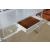 Clarisse Wood/Mirror Storage Vanity Dresser w/3 Drawers, Mirror & Stool