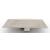 Twins Metal/Ceramic Rectangular Extendable Dining Table