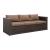 Olina 5-Piece Polyester/Faux Rattan Patio Sofa Set