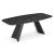 Icaro W78.7-inch Ceramic/Wood Customizable Elliptical Dining Table