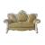 Picardy Wood/PU Living Room Set