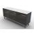 Universal Ceramic/Wood Customizable Sideboard w/3 Glass Doors & Metal Legs
