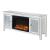 SM Mirrored TV Console w/2 Doors