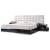 Milan Modern Leatherette King Size Platform Bed
