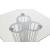 Fernanda Square Glass Lamp Table