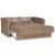 Ferra Fashion Fabric Convertible Loveseat