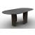 Twins Metal/Ceramic Oval Dining Table