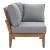 Marina Outdoor Patio Teak Corner Sofa