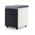 13-inch Wide Mobile Pedestal w/1 Standard Drawer, 1 Filing Drawer & Metal Runners