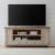 652 80-inch Wood 2-Drawer TV Console w/Firebox Insert & 2 Doors