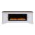 244 82-inch Wood TV Console w/Firebox Insert & 2 Doors