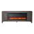 406 78-inch Wood TV Console w/Firebox Insert & 2 Doors