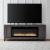 406 78-inch Wood TV Console w/Firebox Insert & 2 Doors