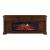 512 84-inch Wood 3-Drawer TV Console w/Firebox Insert & 2 Doors