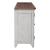 652 80-inch Wood 2-Drawer TV Console w/Firebox Insert & 2 Doors