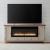 652 80-inch Wood 2-Drawer TV Console w/Firebox Insert & 2 Doors