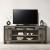 686 78-inch Wood 2-Drawer TV Console w/Firebox Insert & 2 Doors