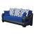 Florida Fabric/Leatherette Storage Sofabed