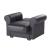 Floris PU Storage Sleeper Armchair