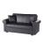 Floris PU Storage Sleeper Loveseat