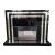 SM Mirrored Fireplace Mantle
