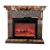 SM Mirrored Fireplace Mantle