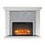 SM Mirrored Indoor Fireplace Mantle