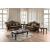 Ensenada Leatherette/Fabric Living Room Set