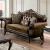 Ensenada Leatherette/Fabric Loveseat