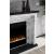 SM Carrara Fireplace Mantle w/Logs Insert