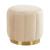 Franklin Round Velvet Ottoman