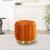 Franklin Round Velvet Ottoman