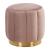 Franklin Round Velvet Ottoman