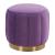 Franklin Round Velvet Ottoman