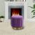 Franklin Round Velvet Ottoman