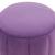 Franklin Round Velvet Ottoman