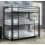 Olga Metal Triple Bunk Bed, Twin Size
