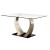 Nova Glass/Metal Rectangular Dining Set