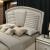 Maddie Leatherette/Wood Platform Storage Bed w/LED Lights, California King Size