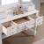 Ambrosia Wood Storage Vanity Dresser w/7 Drawers & Stool