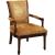 Stockton Fabric/Wood Accent Arm Chair