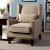 Tomar Fabric Accent Chair w/Pillow