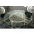 Abner Glass/Steel Round Counter Height Set