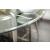 Abner Glass/Steel Round Counter Height Set