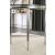 Abner Glass/Steel Round Dining Table
