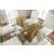 Binjai Glass/Wood Dining Table
