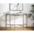 Freja Glass/Steel Sofa Table