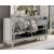 Eliora Mirror/Wood Double Dresser w/6 Drawers