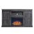 Myrtle 60-inch Fireplace w/2 Sliding Doors & Media Wire Management