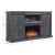 Myrtle 60-inch Fireplace w/2 Sliding Doors & Media Wire Management
